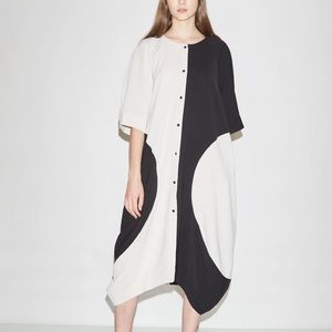 Henrik Vibskov AW19 black runway circle dress L